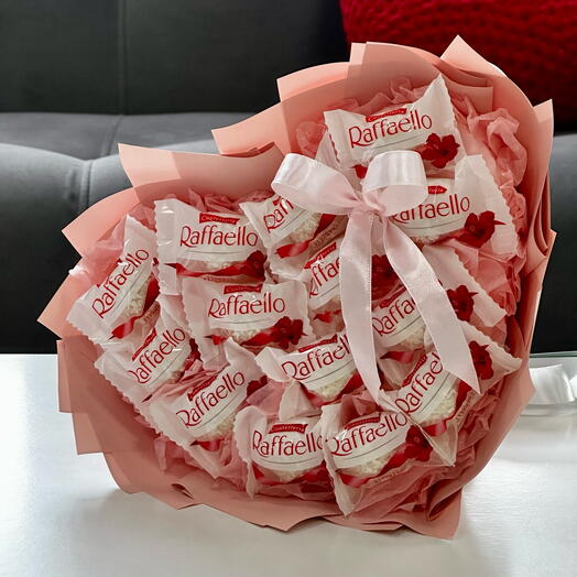 Букет-сердце из Raffaello