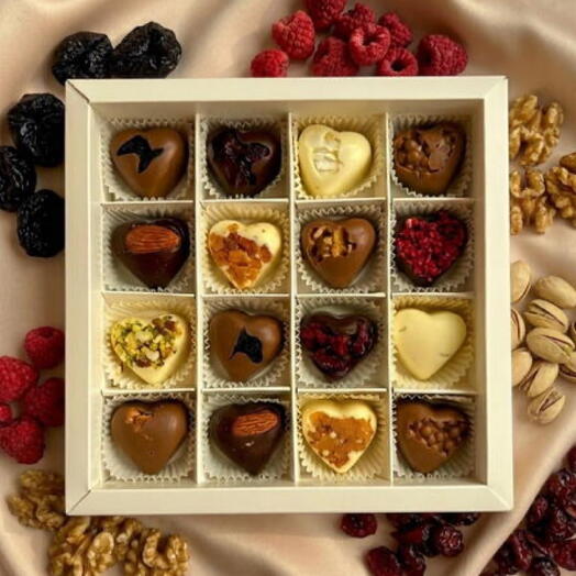 Набор конфет сердца, подарочный набор