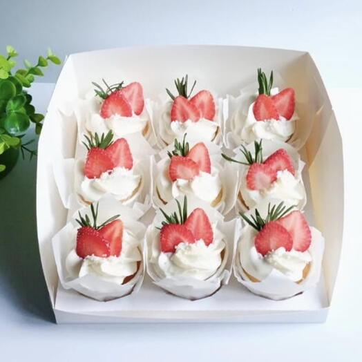 Капкейки 9 шт любимой