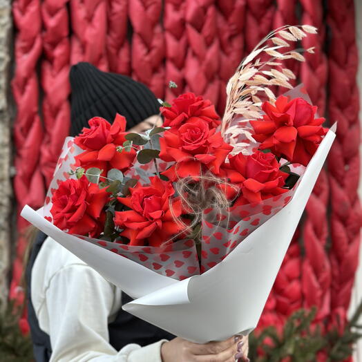 Букет Валентинка