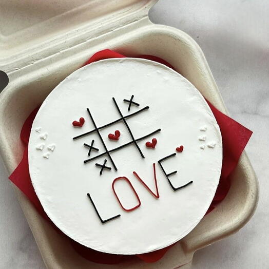 Бенто-торт Love на 14 февраля жене, мужу, парню, девушке, другу