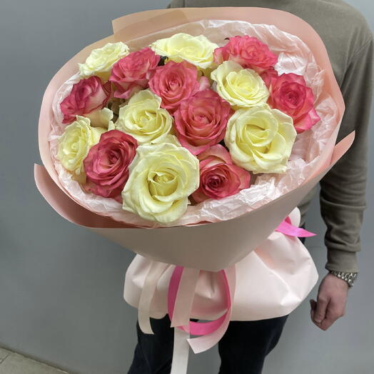 Ослепительный букет из красивых роз 😍