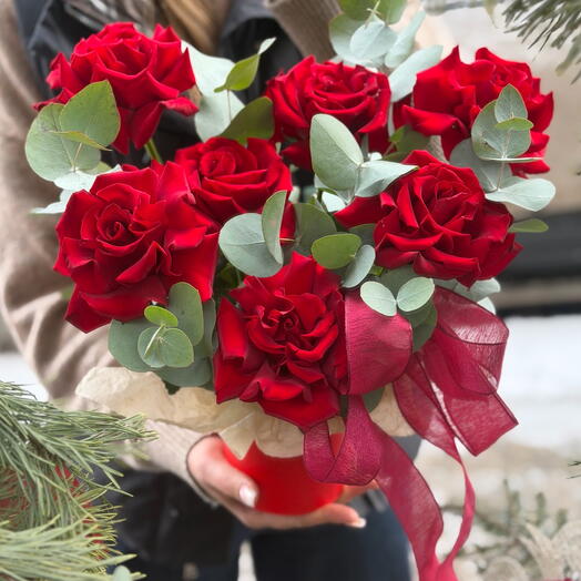 Композиция с розами