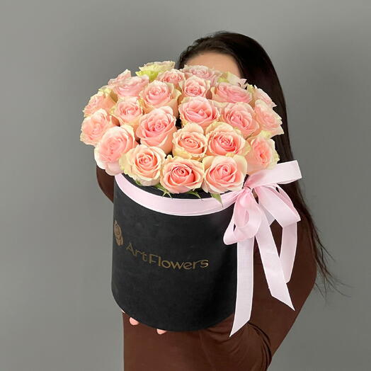 Цветы Букет Art Flowers Розовая линия