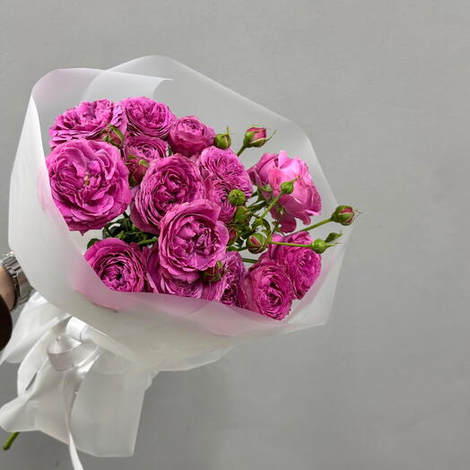 Моно  из кустовых розочек 🌸