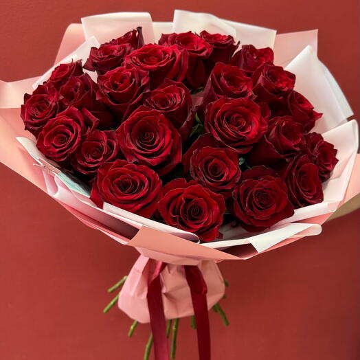 Ramo de rosas rojas