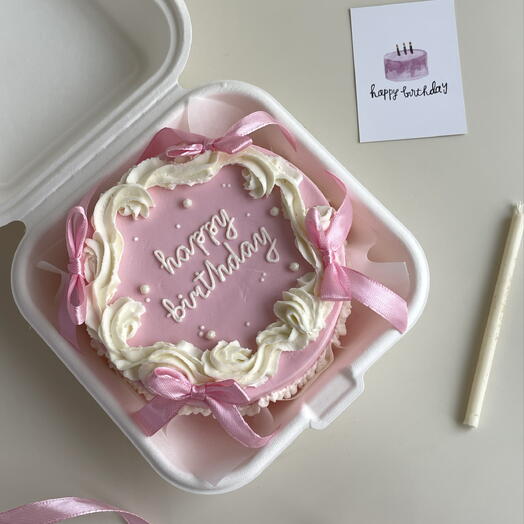 Бенто-торт happy birthday