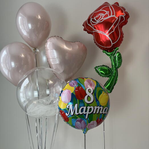 Воздушные шары на 8 марта (20)
