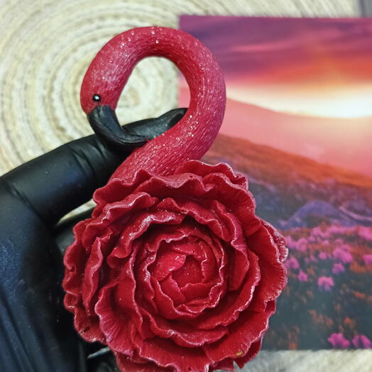 Шоколадный фламинго подарок на 8марта