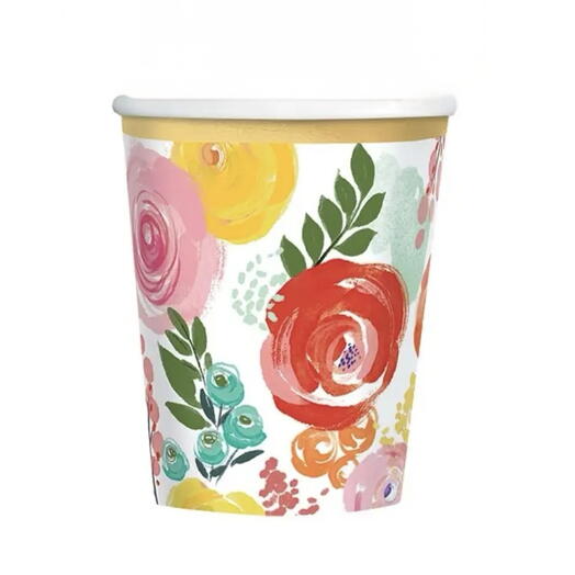 Стаканы "Цветочный Вальс" 354 мл - 8шт