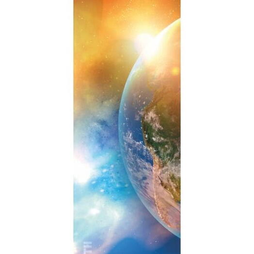 Коврик для йоги, фитнеса и пилатеса Earth Space Collection, из замши и каучука, 3,5 мм
