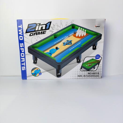 Стол 2 в 1: бильярд и боулинг
