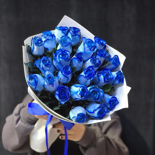 Синии розы 25 💙💙💙