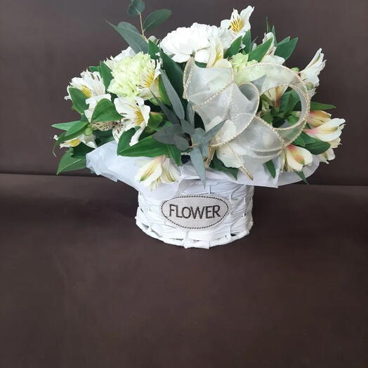 Корзина с цветами вдохнлвение