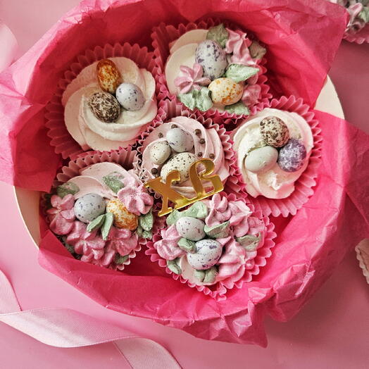 Зефирные гнёздышки на Пасху