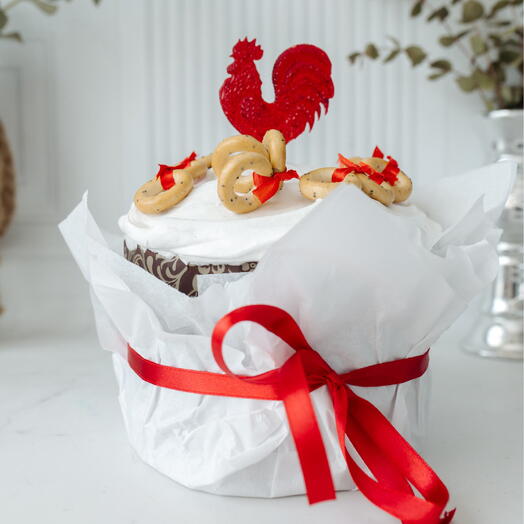 Кулич «Петушок с сушками» 400г