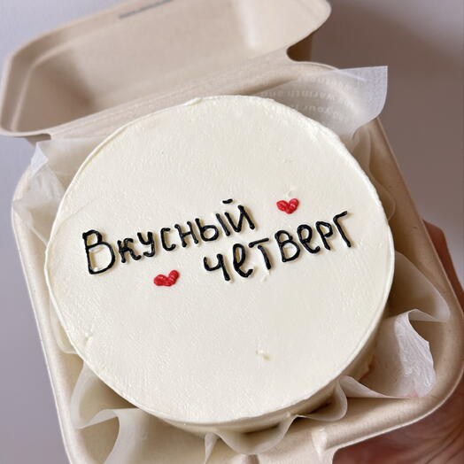 Торт бенто «любая надпись»