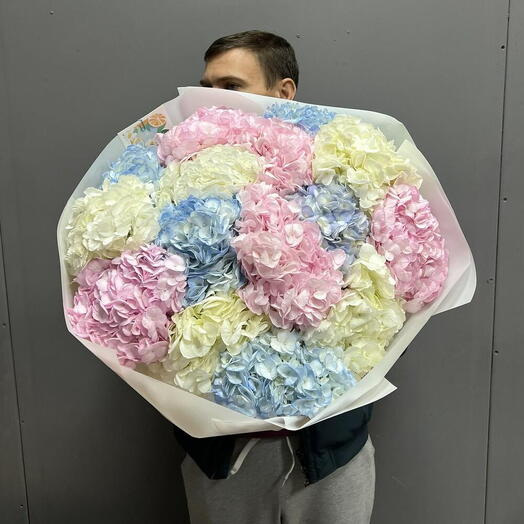 Букет из 15 гортензий 🥰