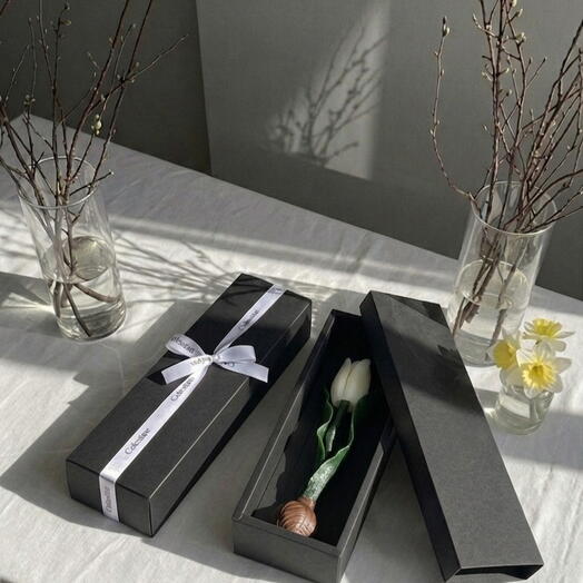 Handmade Tulip Candle Gift Box