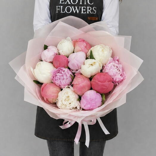 Микс из 15 разных пионов