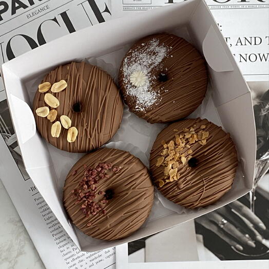 Пирожные ассорти Донат Кейк Тортопончики 🍩 4шт