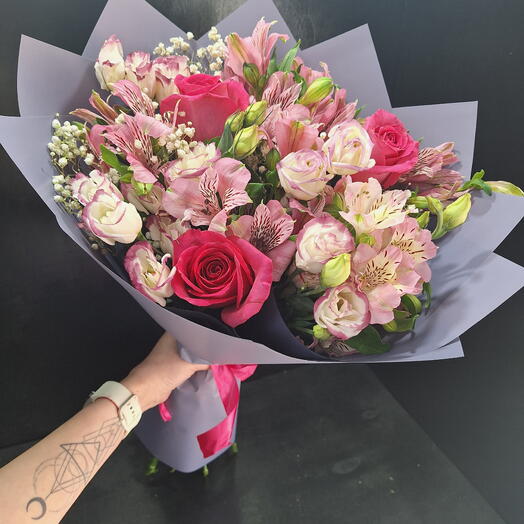 Розовый с розовым