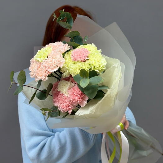 Цветочки из цветочков 🌿💗🧡