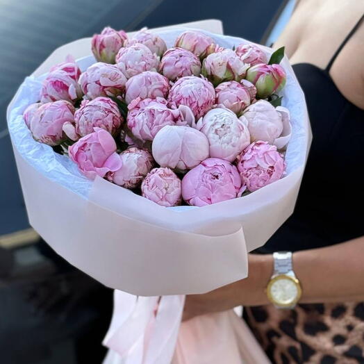 25 Розовых пионов Сара Бернар ПИОНОМАНИЯ 💘