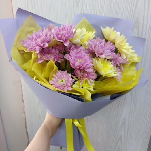 Букет из хризантем