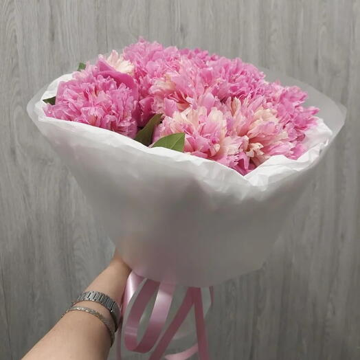 Пионы розовые 11