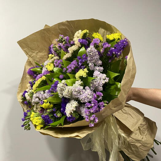 Soft purple bouquet букет из лимониума