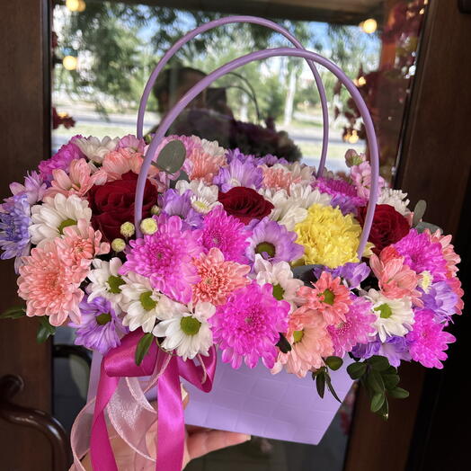 Сумочка с цветами 🌸