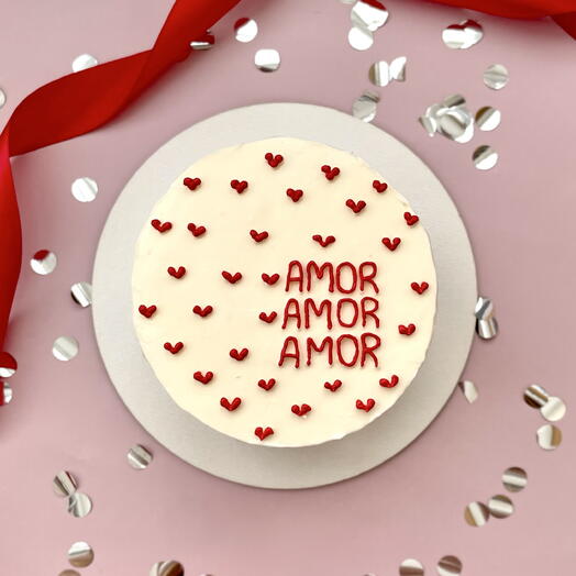 Бенто-торт «AMOR AMOR AMOR»
