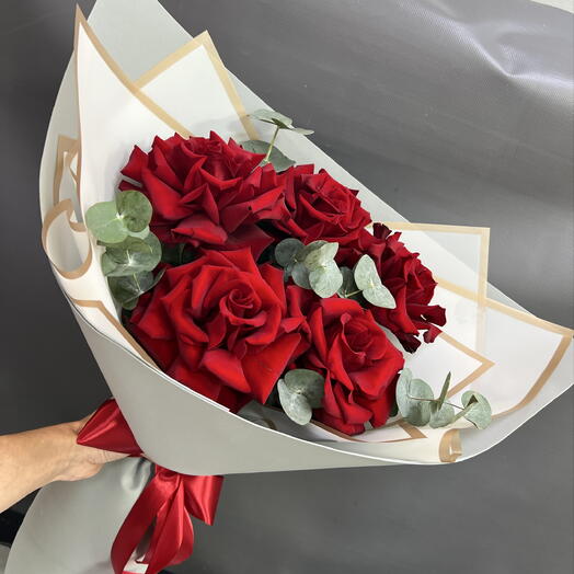 Монобукет из французских роз