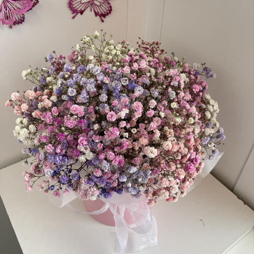 Гипсофила в коробочке 💞🌸