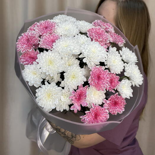 Микс кустовых хризантем