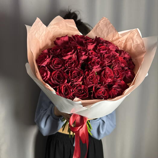 35 роз красных Кения️🌹