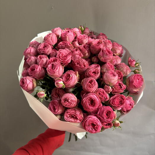 Букет розовых розочек для любимой🌸
