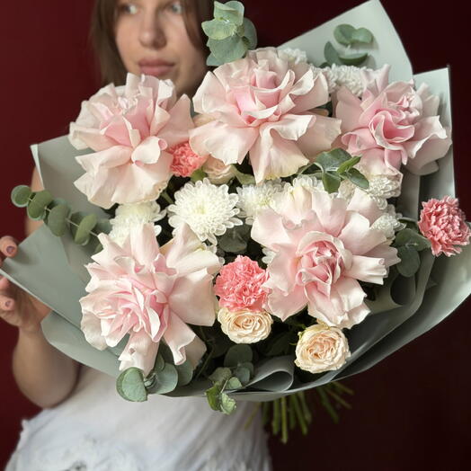 Bouquet with French roses