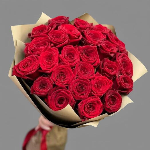 Бордовая Роза 25