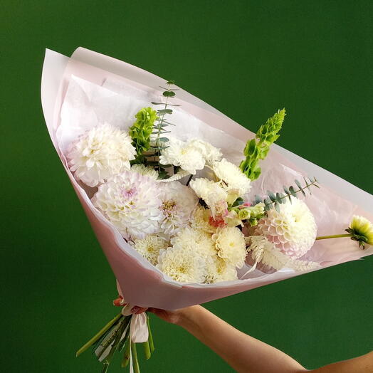 Нежный букет с герберами🌸