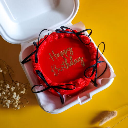 Бенто -торт "Happy birthday", в подарок подруге, коллеге, жене