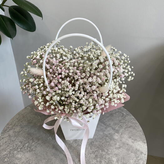 Стойкая сумочка из гипсофилы💗