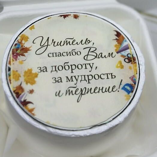 Бенто торт учителю