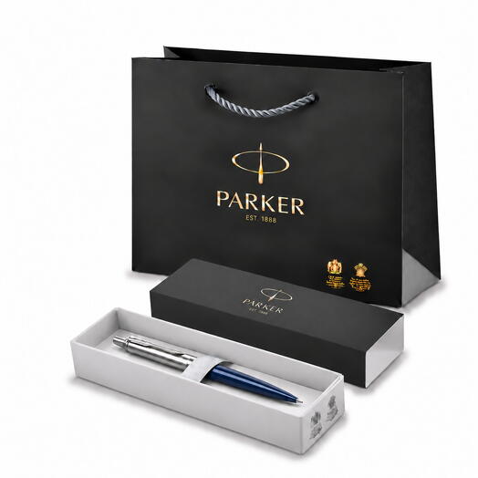 Подарочный набор Шариковая ручка Parker Jotter Blue в подарок мужчине, коллеге, начальнику на день рождения