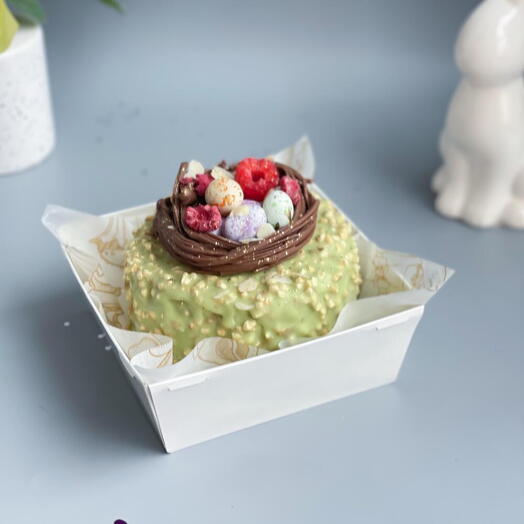 Cuajada de Pascua pistacho