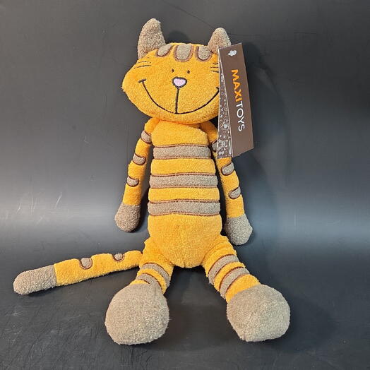 Мягкая игрушка кот полосатик