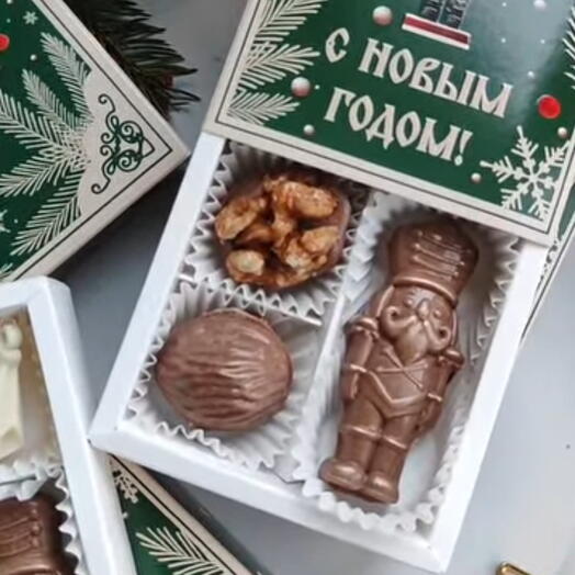 Новогодние конфеты Щелкунчик 5 конфет