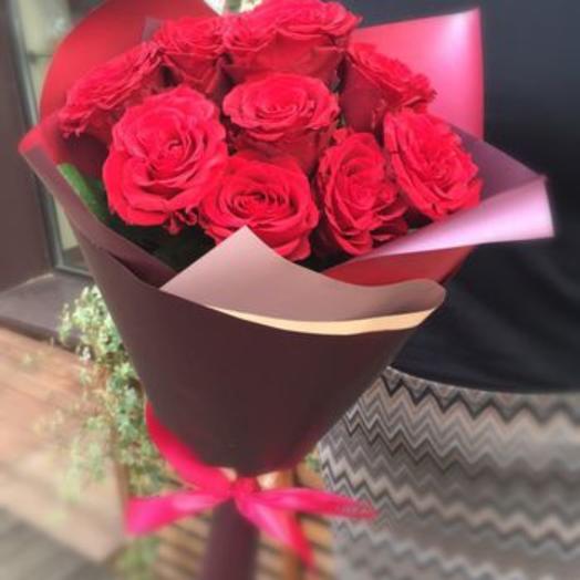 Rosas rojas como regalo