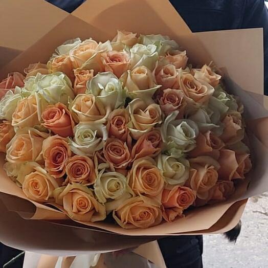 Букет из 51 розы🌹